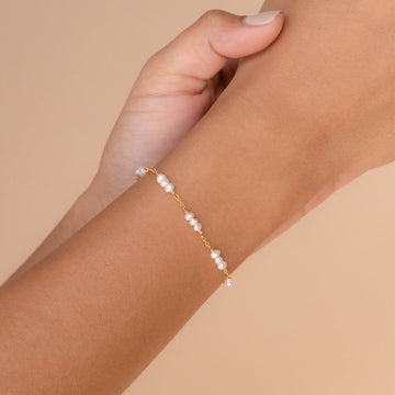 Hailey – Bracelet de perles avec stations