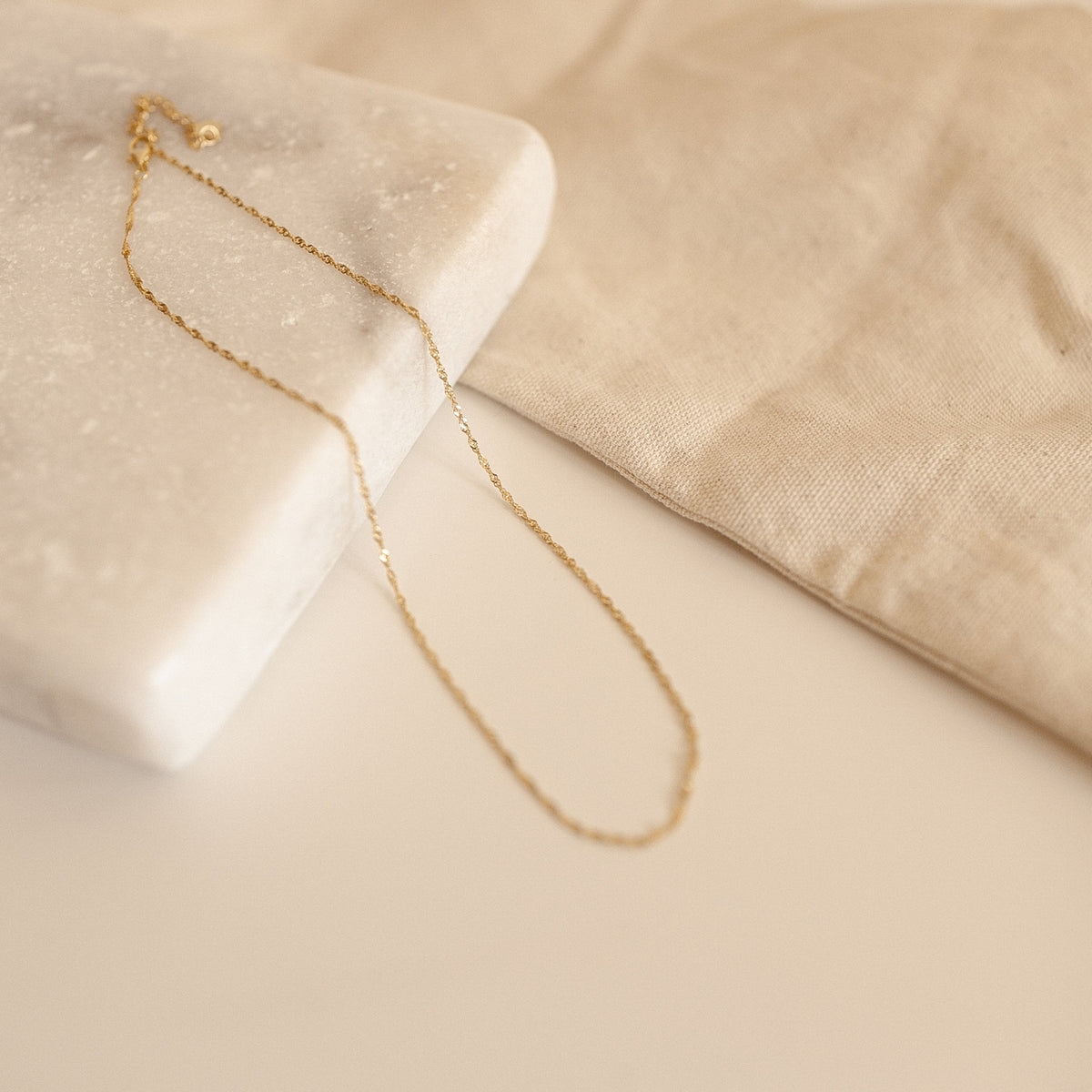 Chaîne Singapour - Collier Twist