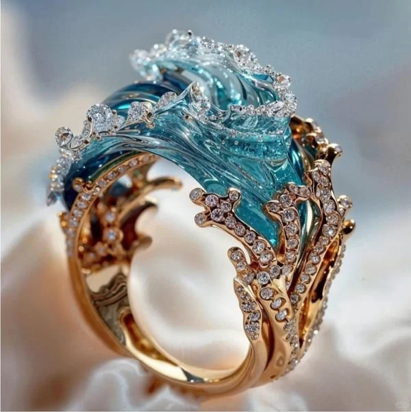 Mireya – Bague avec le murmure éternel de la mer