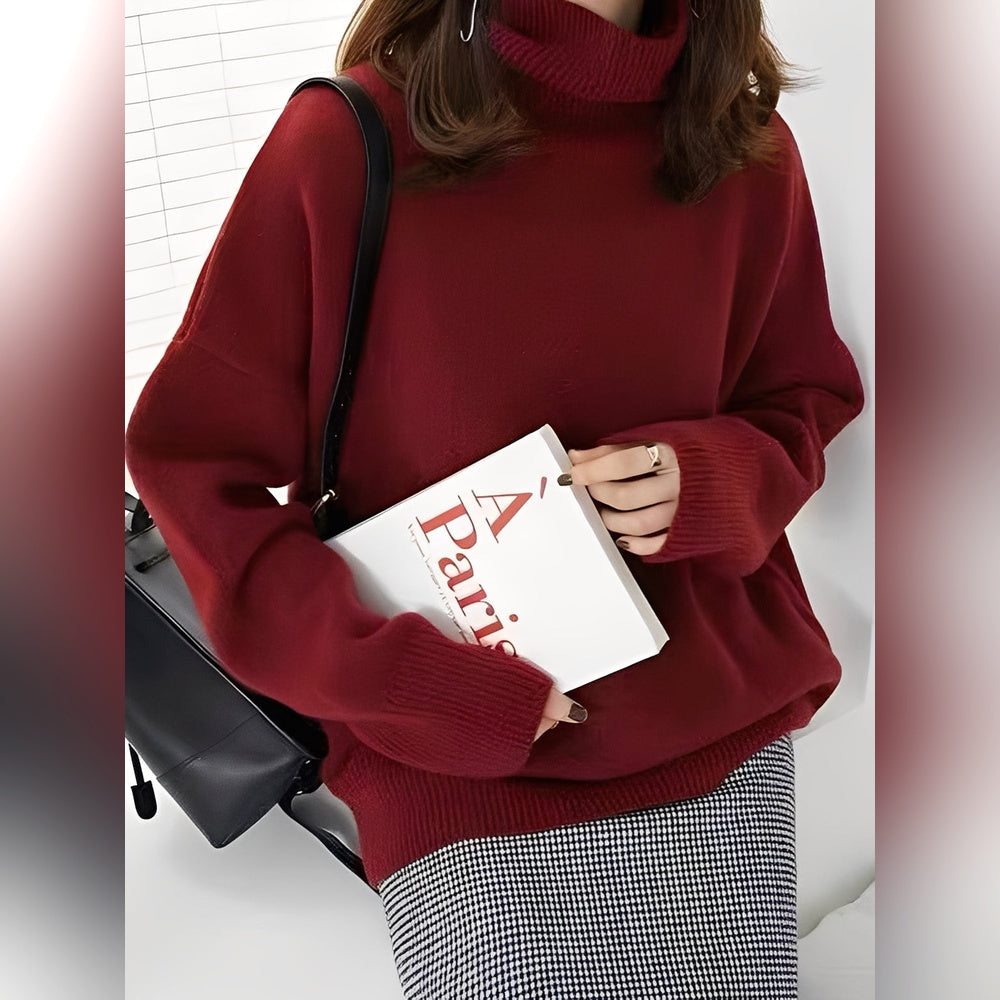 Yvette – Pull à col haut pour femmes