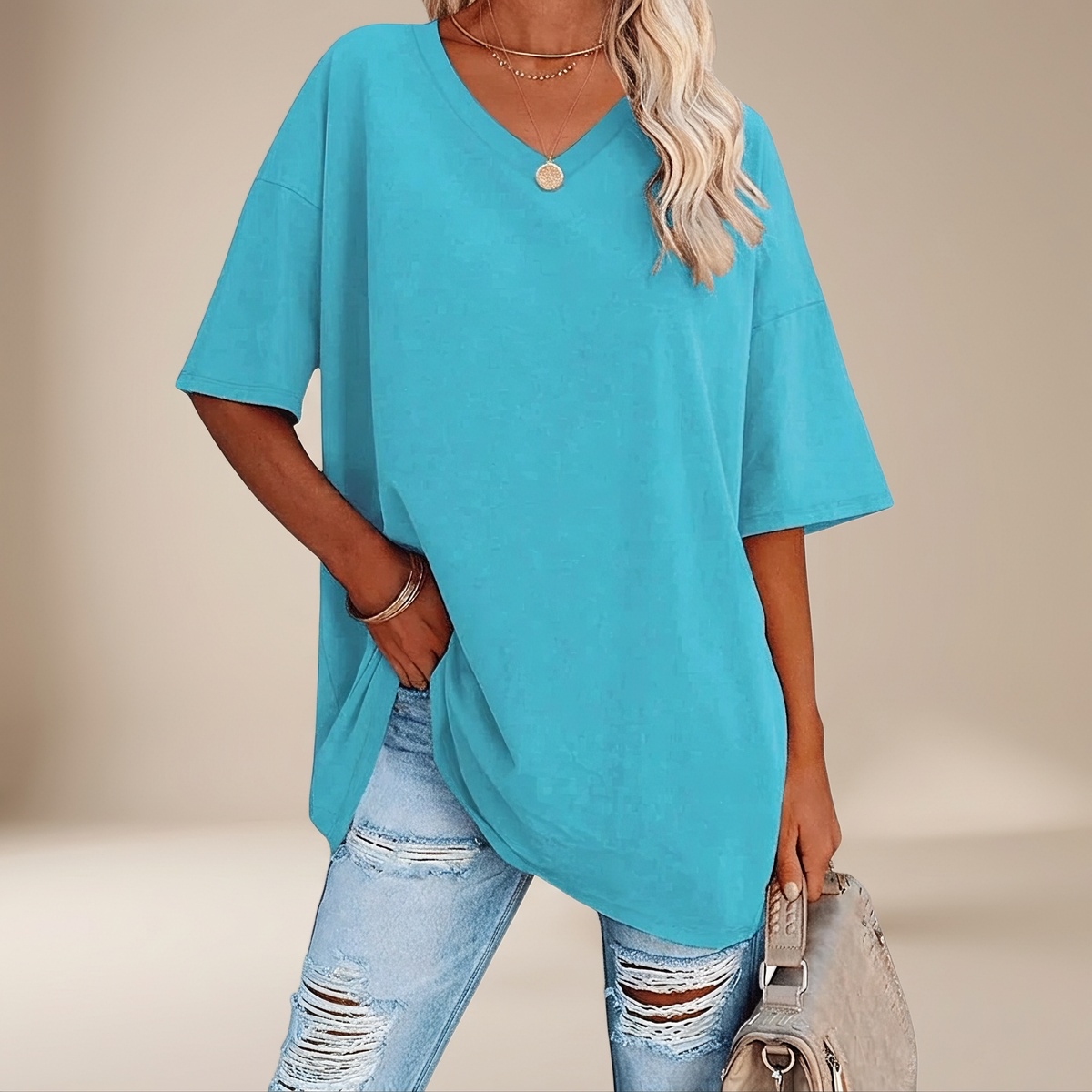 Alissa - T-shirt Décontracté Oversize