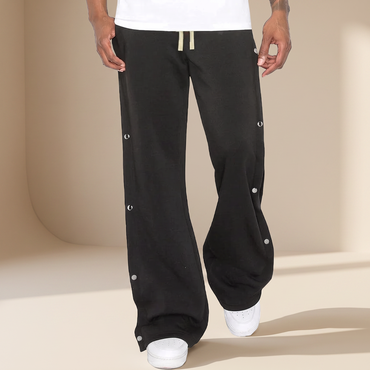 Reuben - Pantalon de Survêtement Ample et Élégant