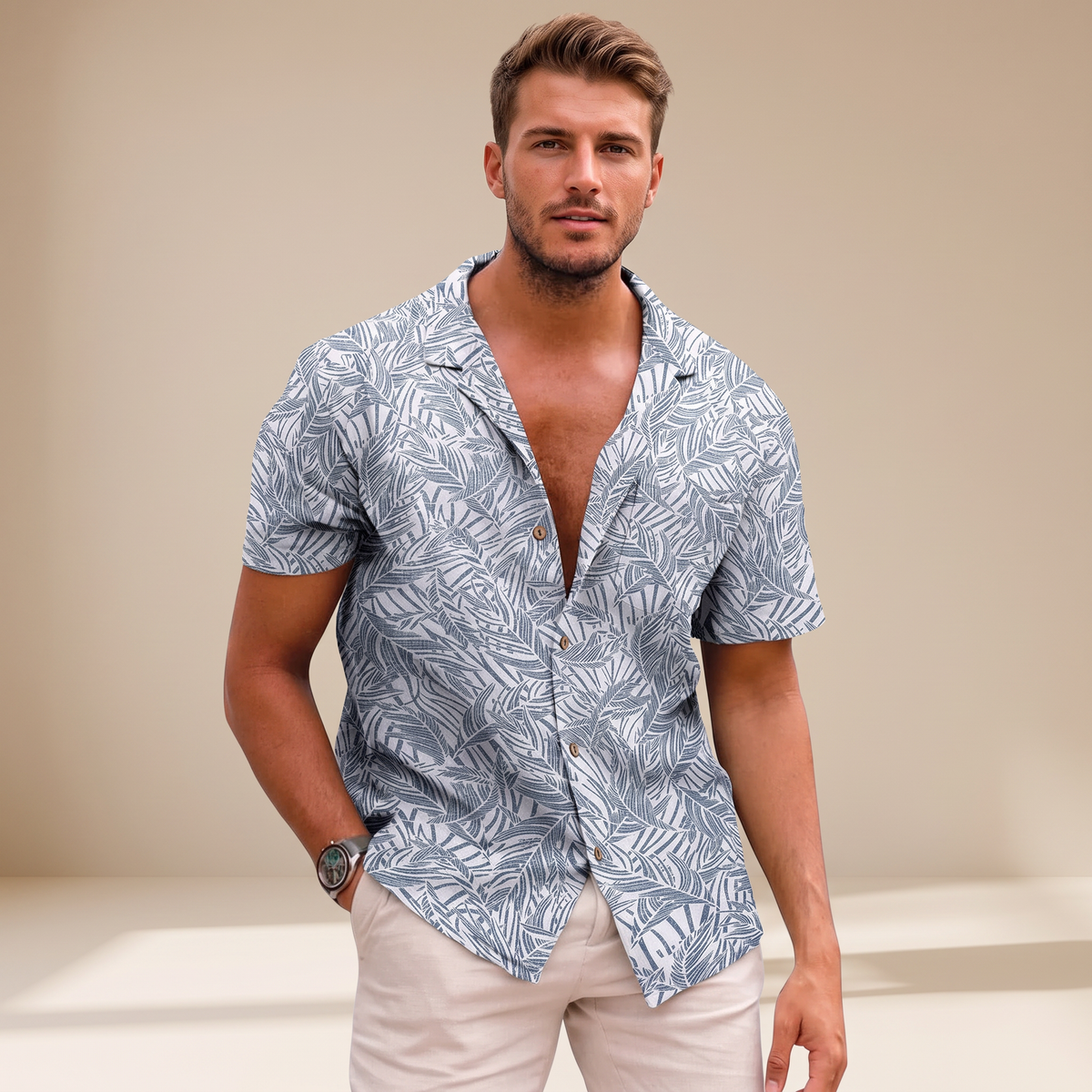 Tiago - Chemises Florales Hawaïennes