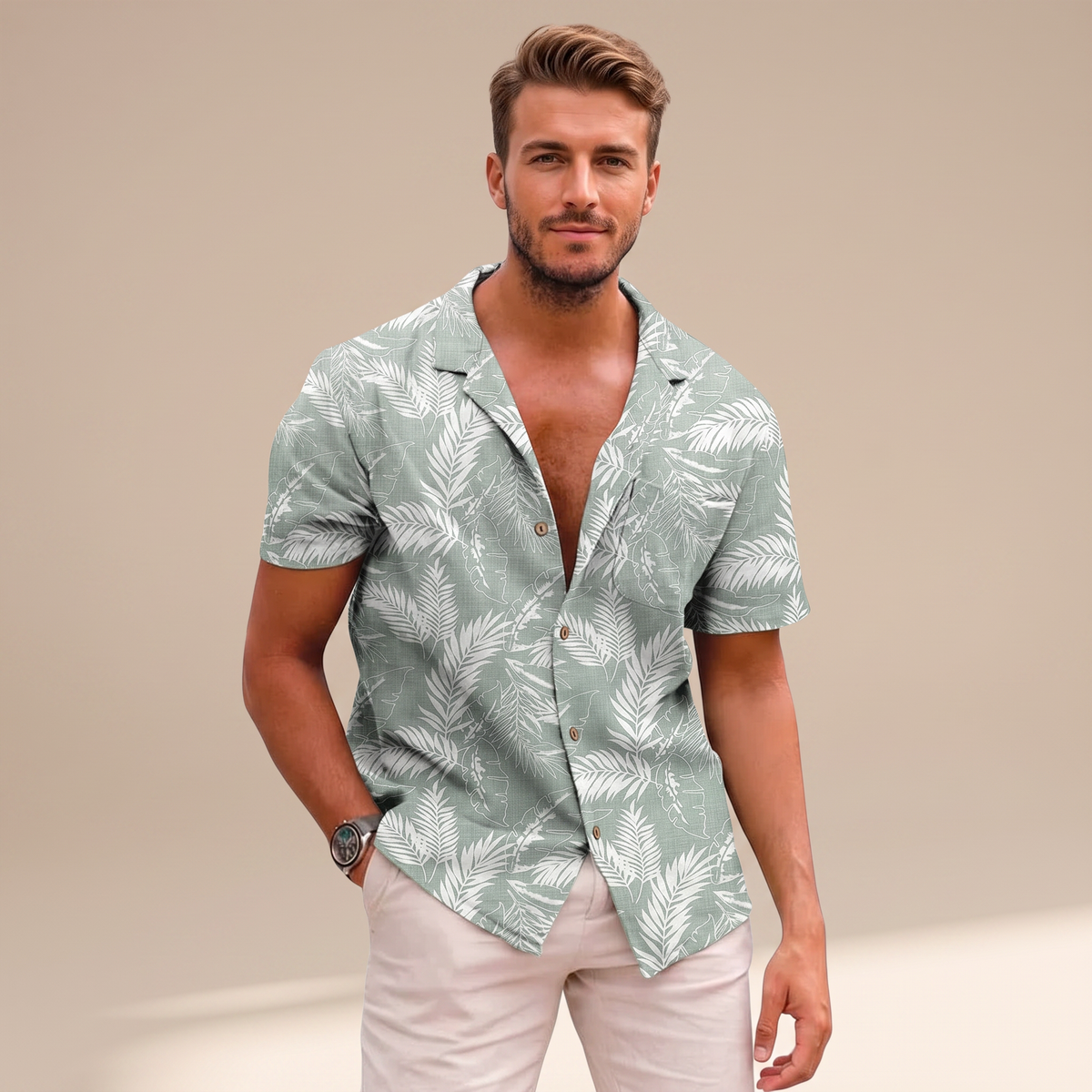 Tiago - Chemises Florales Hawaïennes