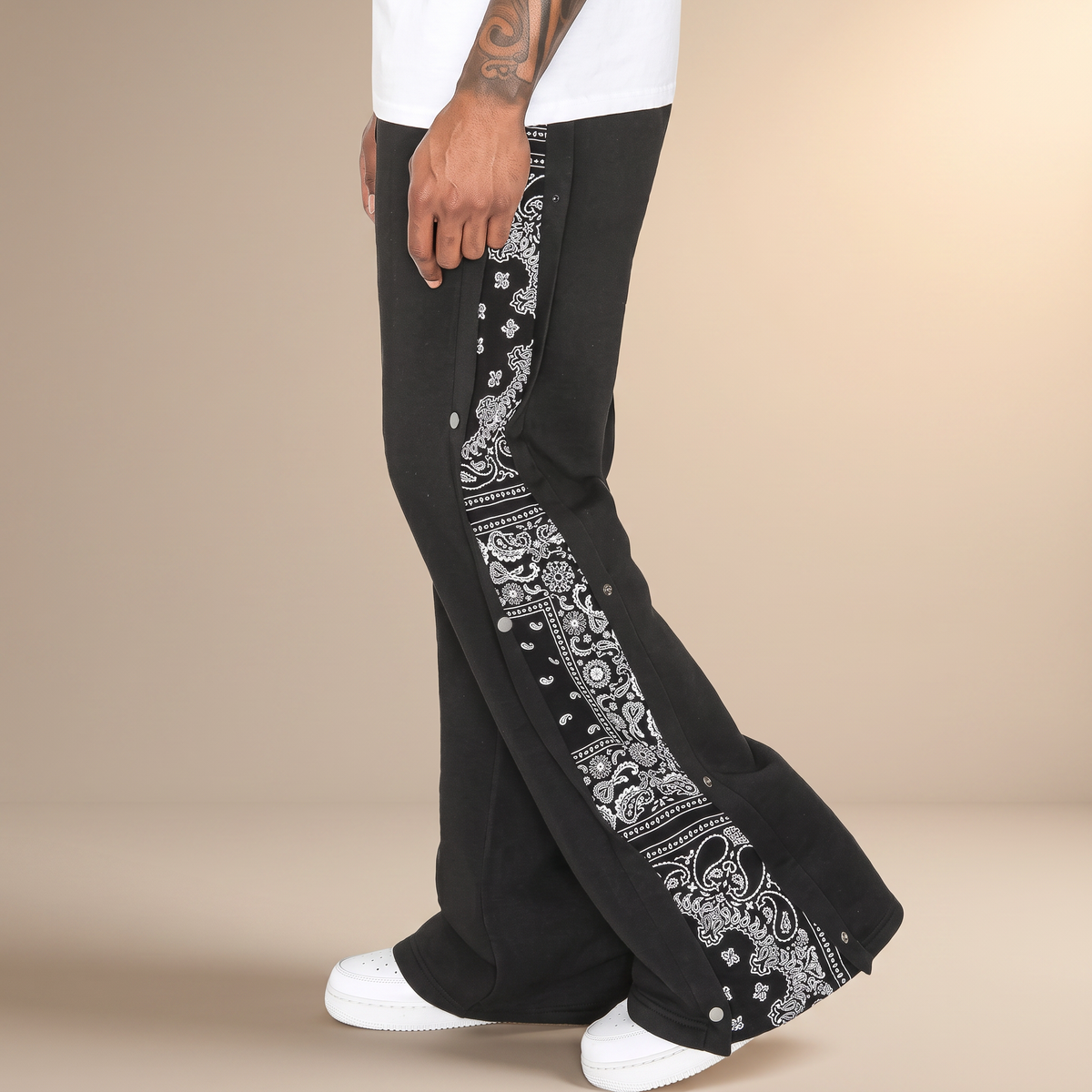 Reuben - Pantalon de Survêtement Ample et Élégant