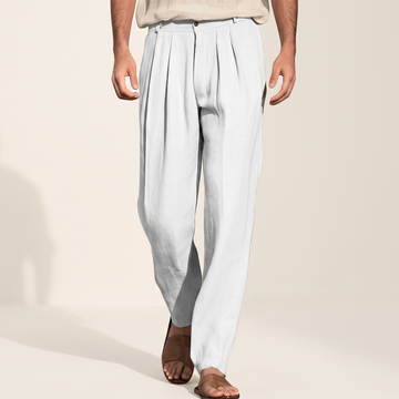 Randall - Pantalon Large Plissé Décontracté