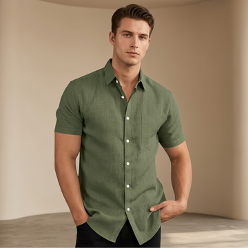 Cassius - Chemise Formelle à Manches Courtes