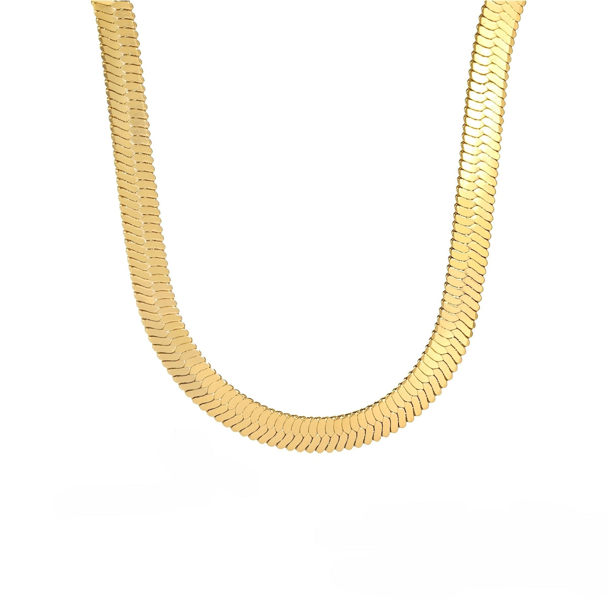 Naomie – Collier choker en chaîne serpent
