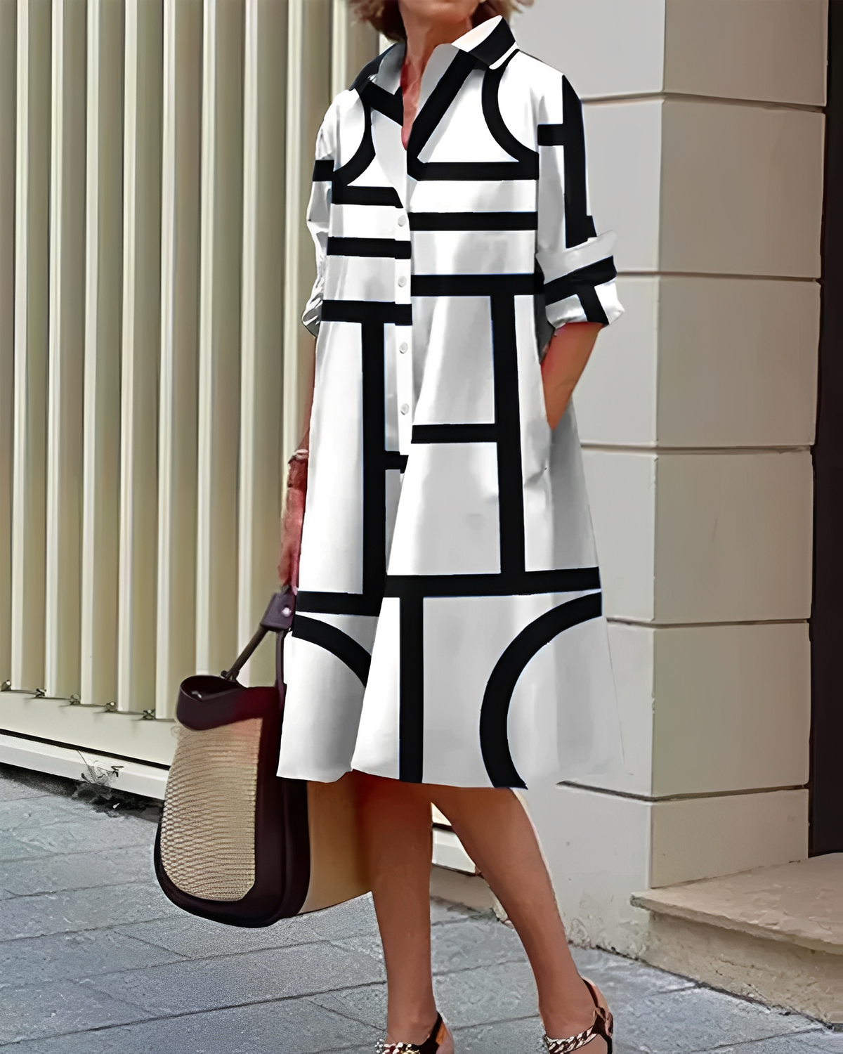 Alexia - Robe chic avec poches pour femmes