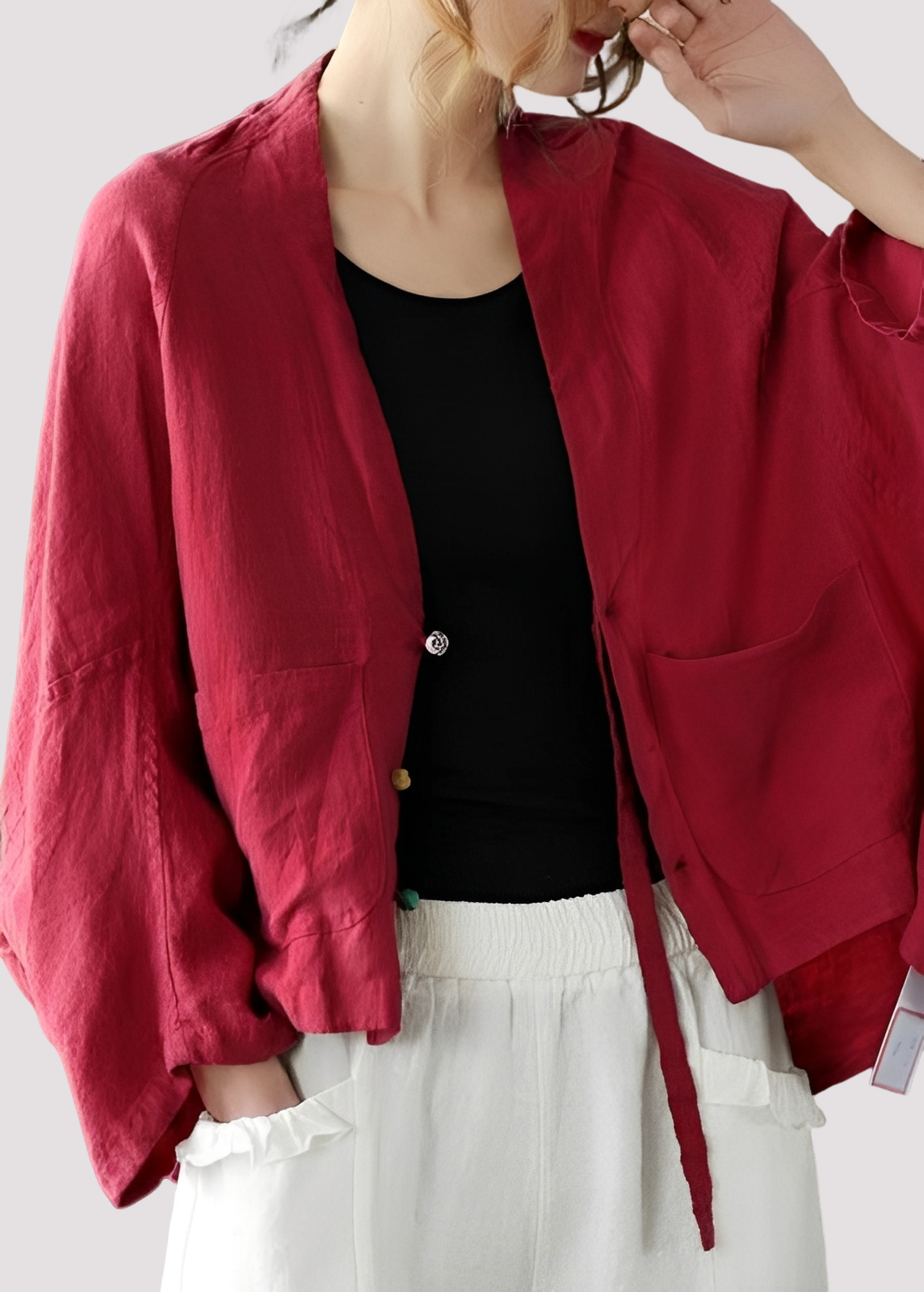 Tilly - Cardigan large et décontracté avec poches pour femmes