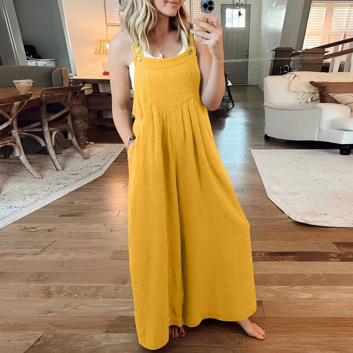 Chloe - Combinaison élégante à jambes larges pour femmes