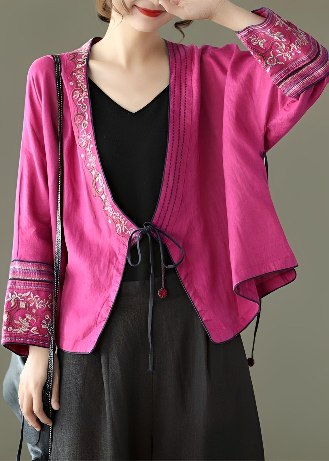 Nastia - Blouse chic et confortable avec broderie pour femmes