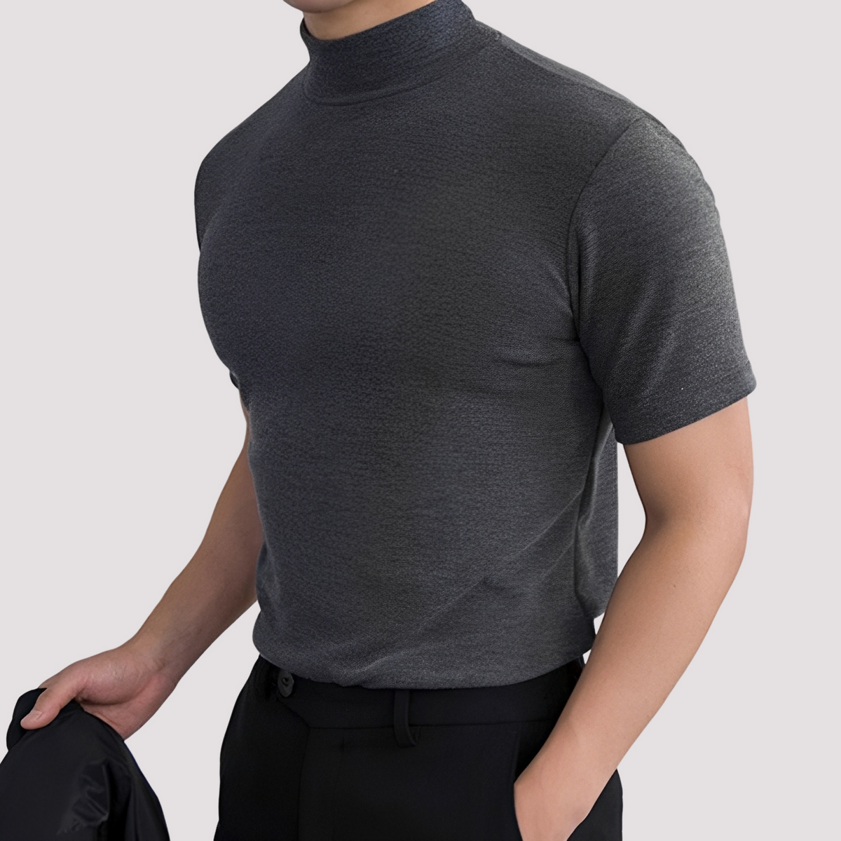 Alfie - T-shirt élégant et ajusté pour hommes