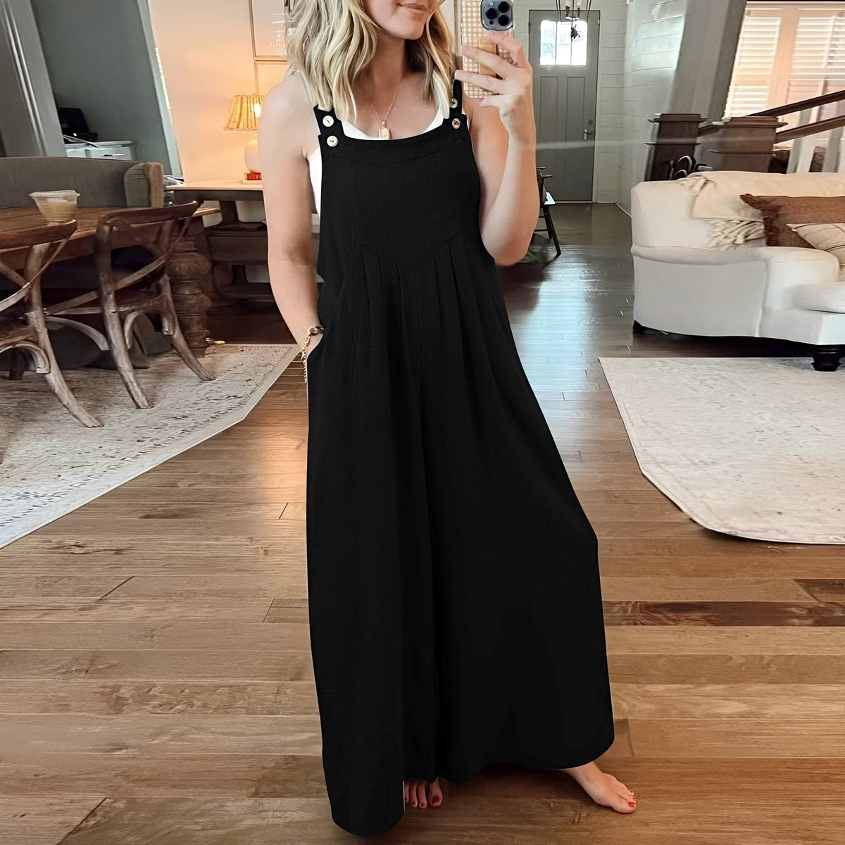 Chloe - Combinaison élégante à jambes larges pour femmes