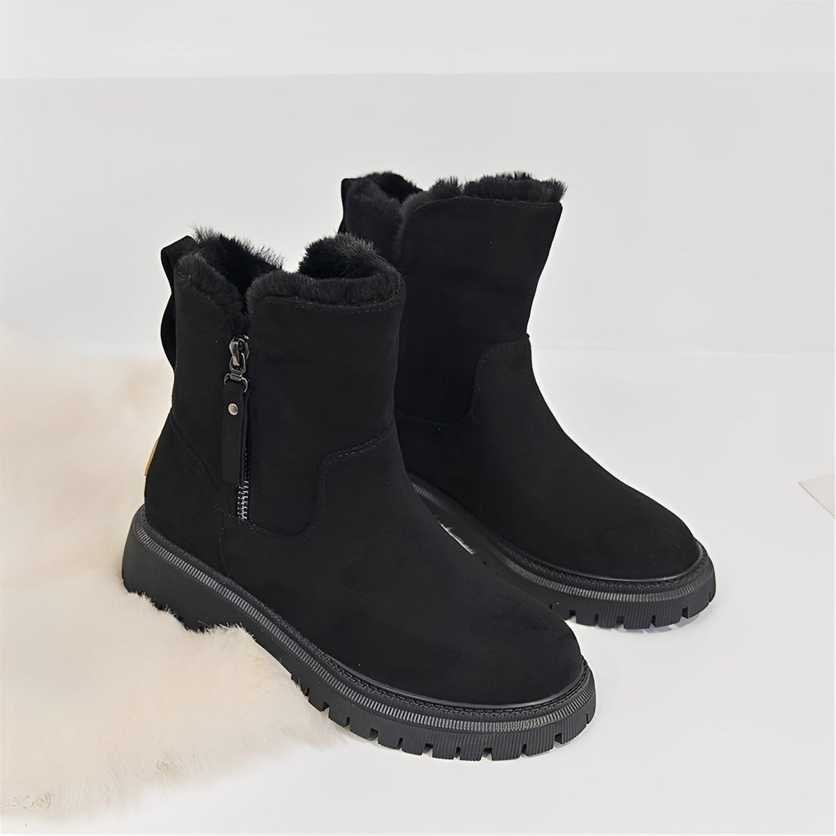 Raschelle - Bottes stylées, légères, doublées de polaire pour femmes