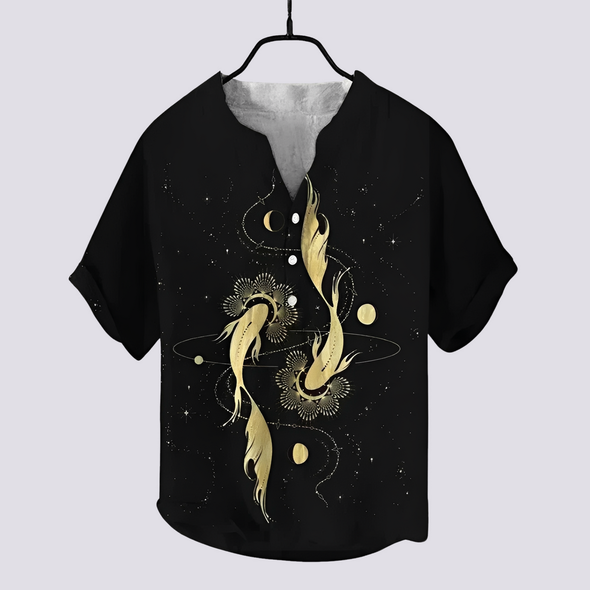 Fiona - T-shirt chic avec motif artistique pour femmes