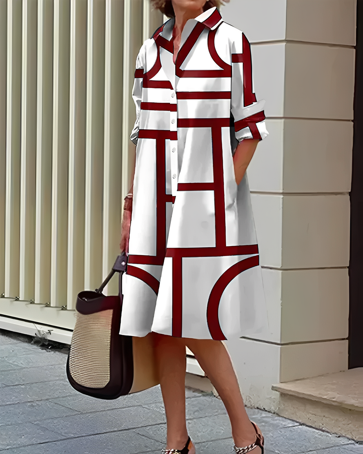 Alexia - Robe chic avec poches pour femmes