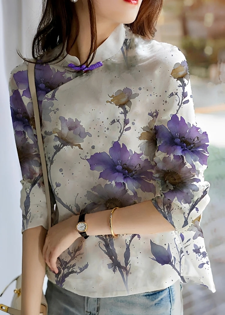 Margaret - Blouse fleurie élégante pour femmes