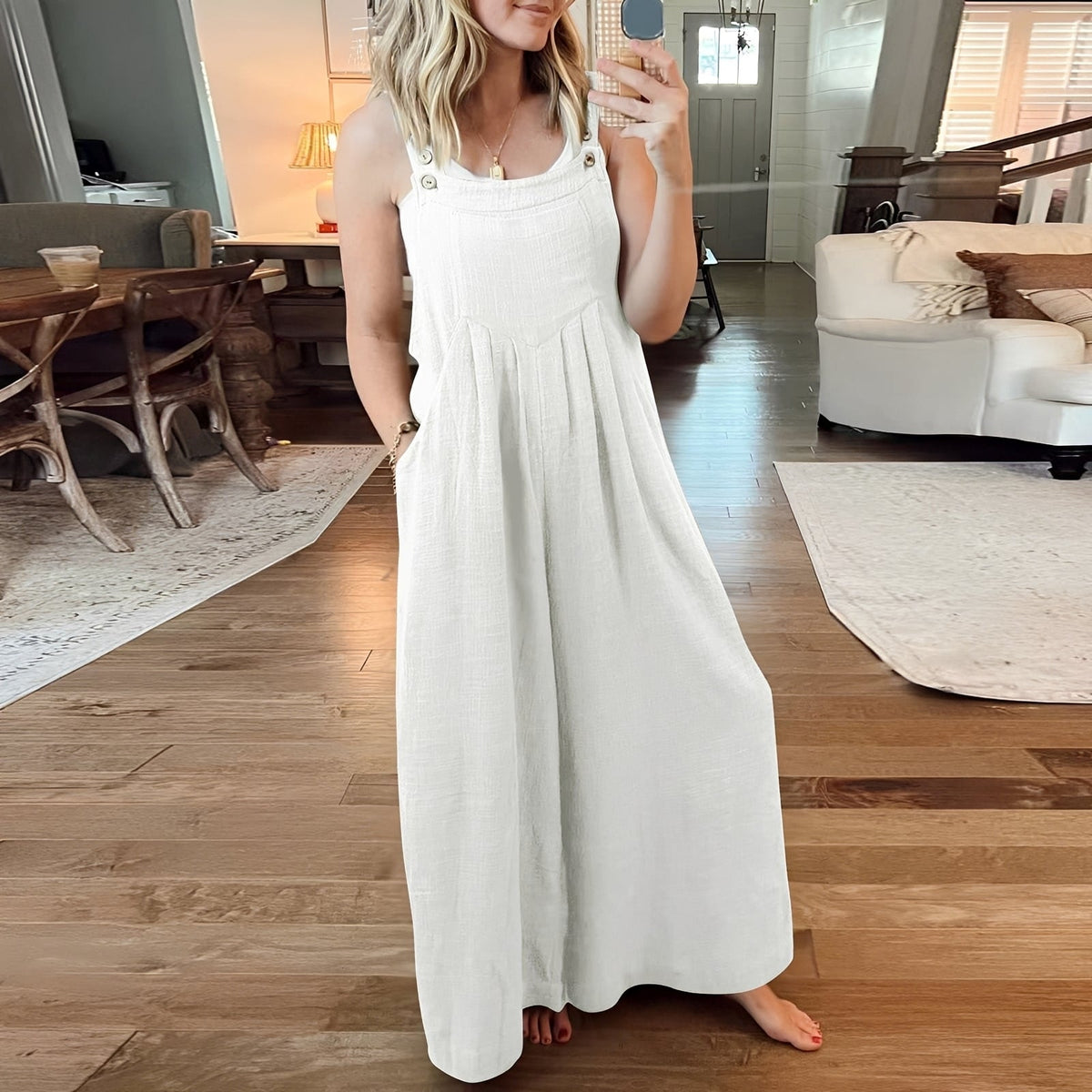 Chloe - Combinaison élégante à jambes larges pour femmes