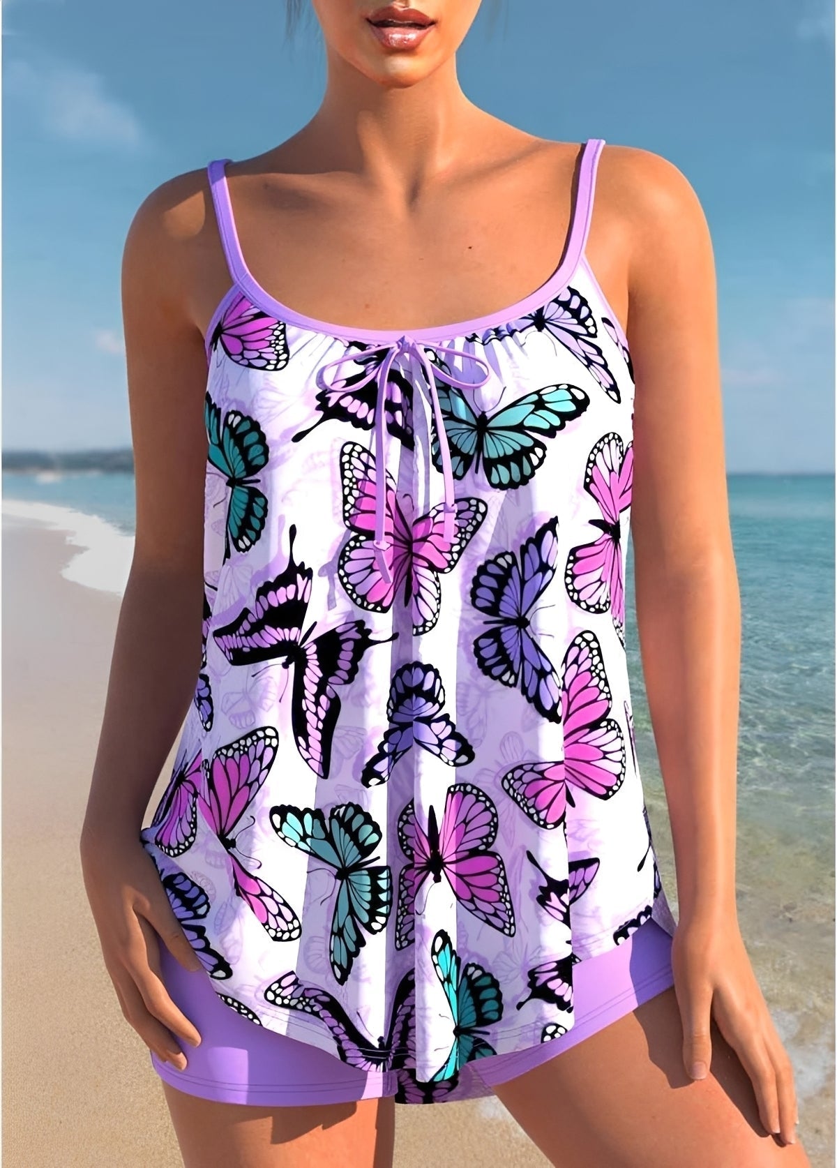 Connie - Maillot de bain chic à motif pour femmes