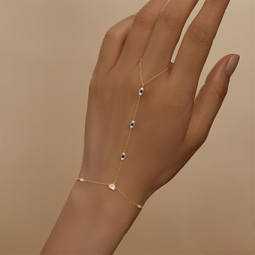 Milley – Bracelet à double chaîne en argent 925