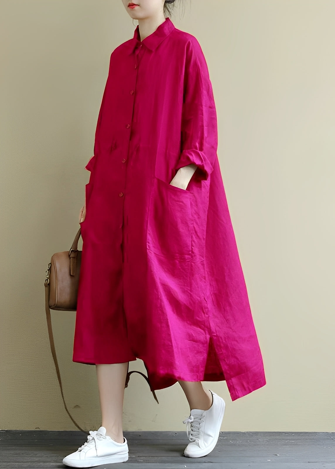 Monica - Robe chemise décontractée pour femmes
