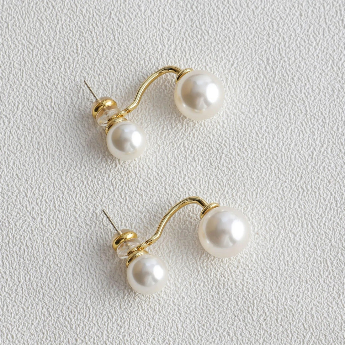 Mav – Boucles d'oreilles en perles doubles élégantes