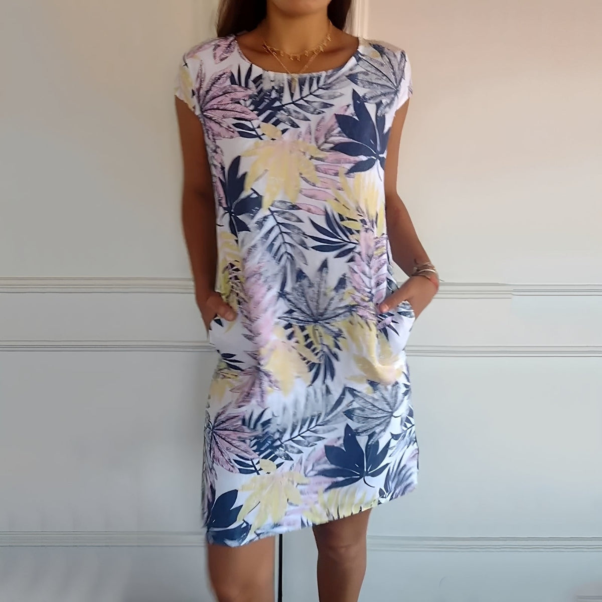 Katherine - Robe large imprimée pour femmes