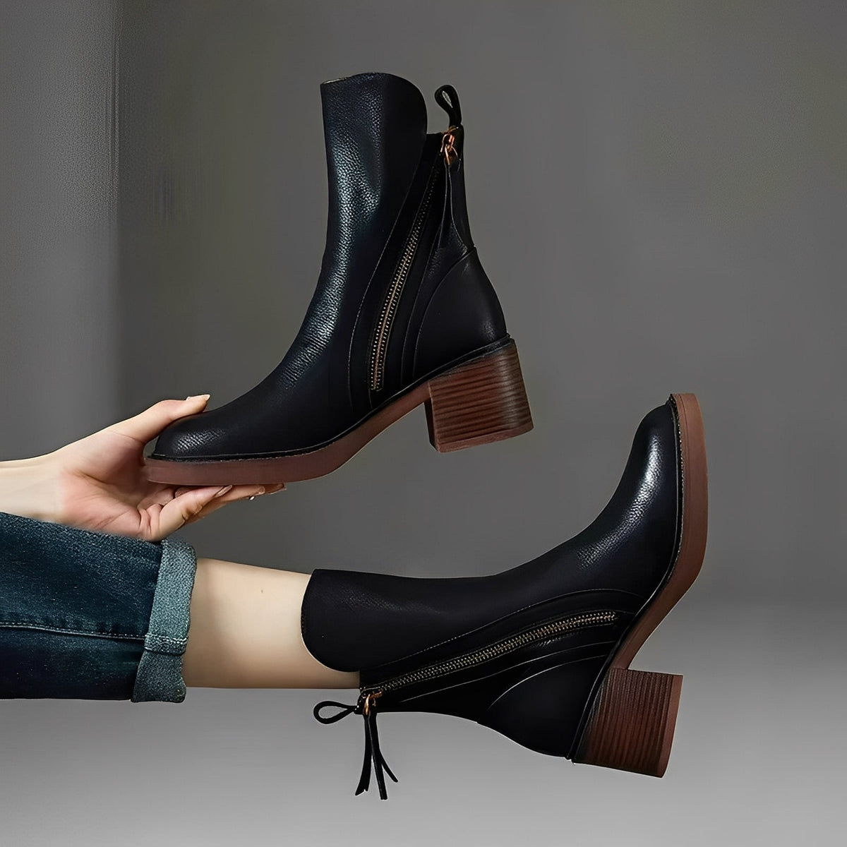 Destini - Bottines en cuir élégantes pour femmes