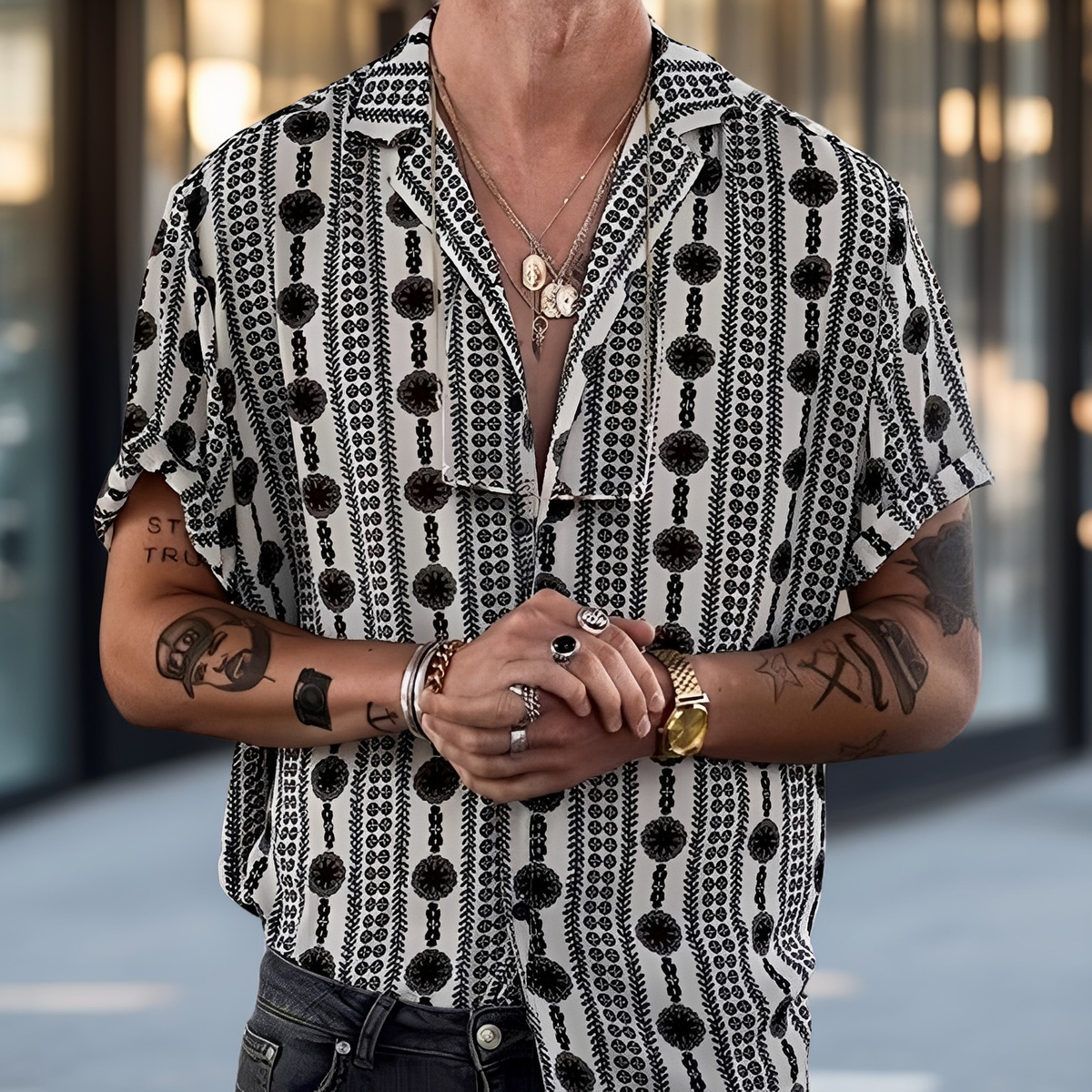 Jeremy - Chemise élégante et ample pour hommes