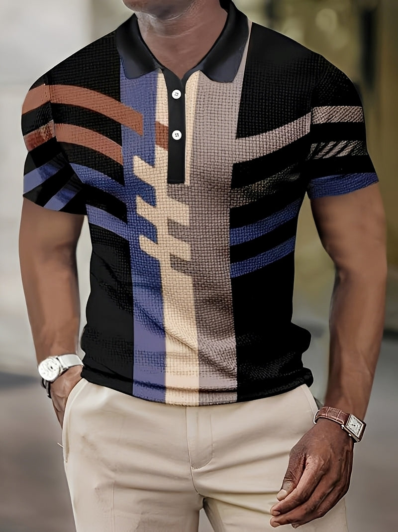 Ronny - Polo élégant avec boutons pour hommes