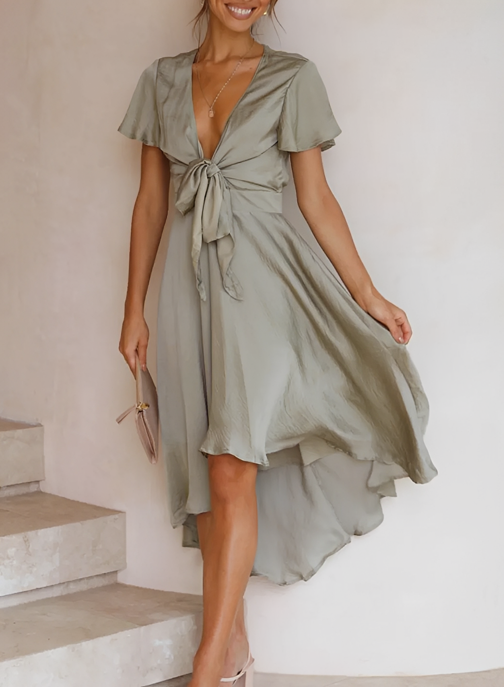 Ellia - Robe élégante et asymétrique pour femmes