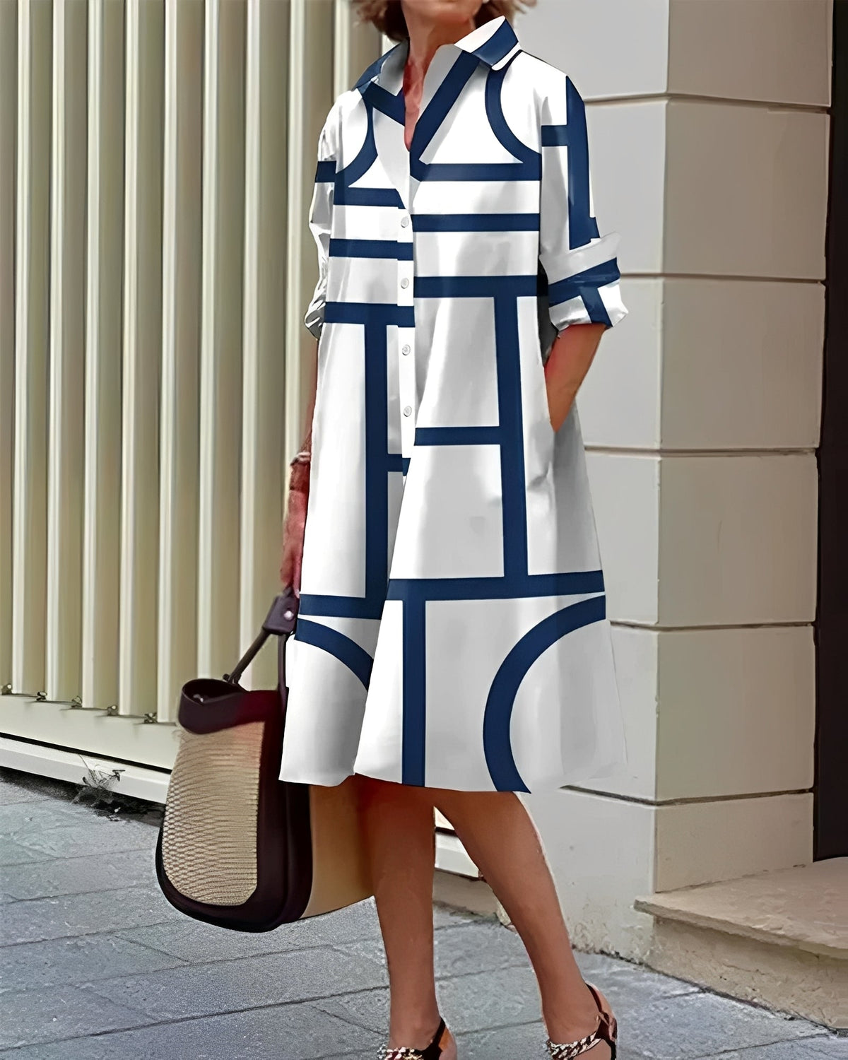 Alexia - Robe chic avec poches pour femmes