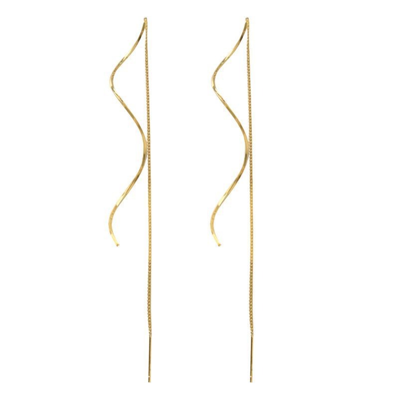 Adison – Boucles d'oreilles à franges en spirale