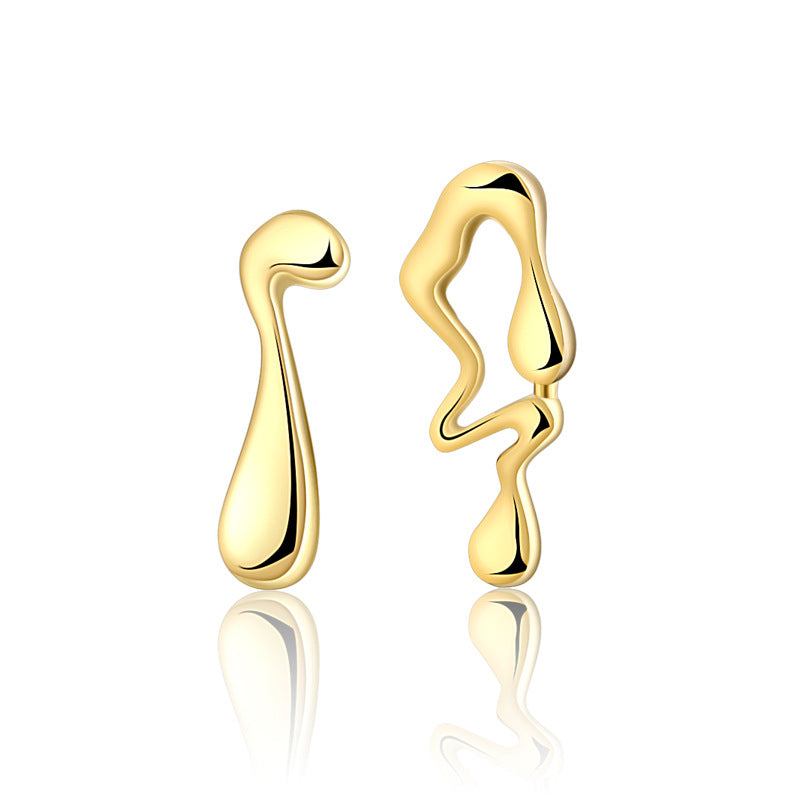 Wilma – Boucles d'oreilles abstraites inégales