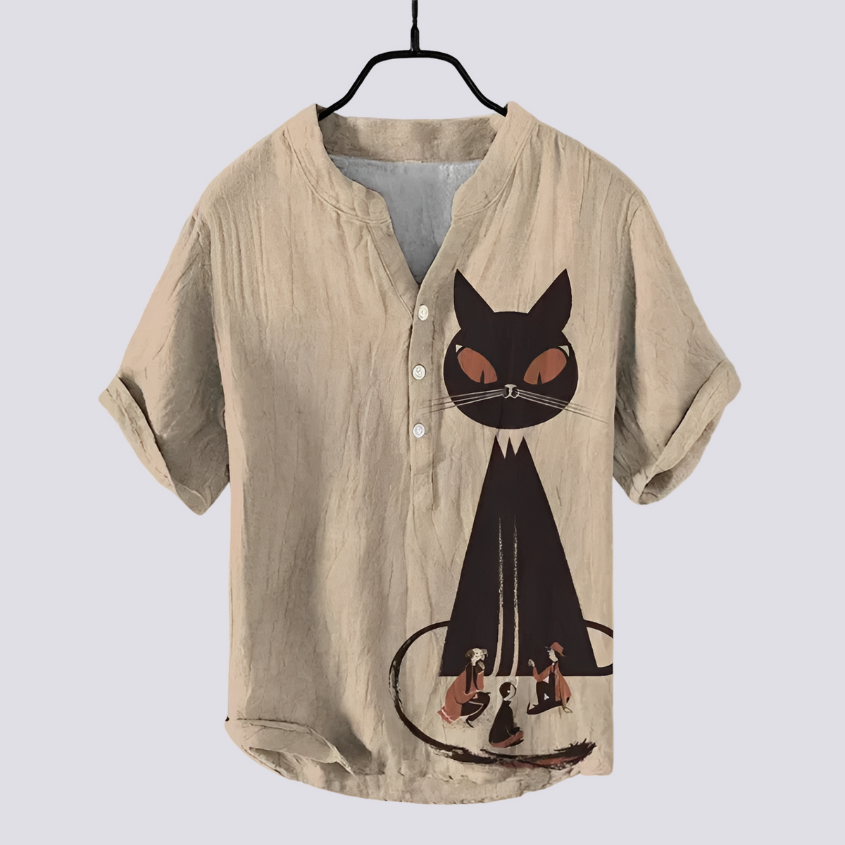Fiona - T-shirt chic avec motif artistique pour femmes
