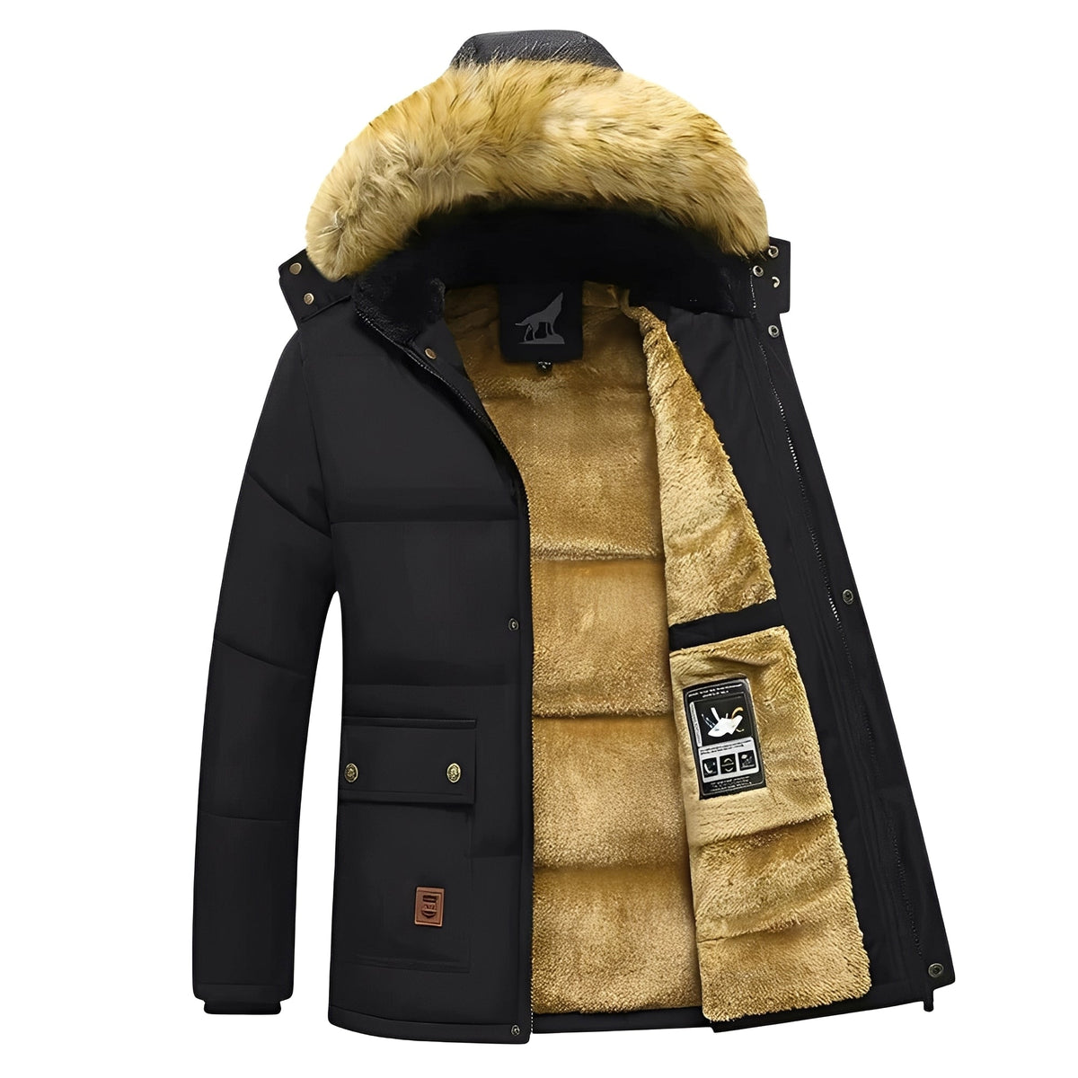 Crispian - Blouson confortable avec capuche