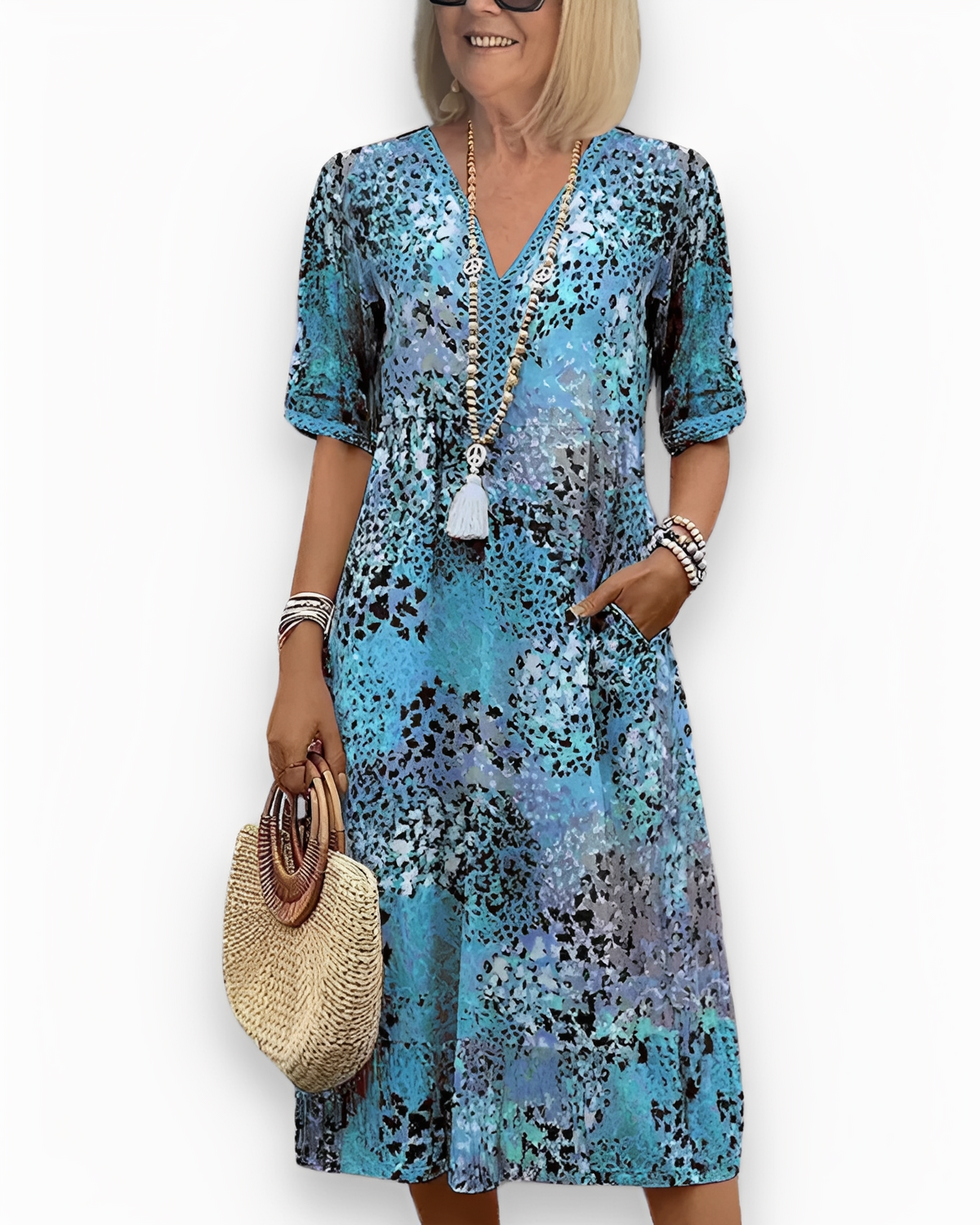Alfie - Robe midi large pour femmes