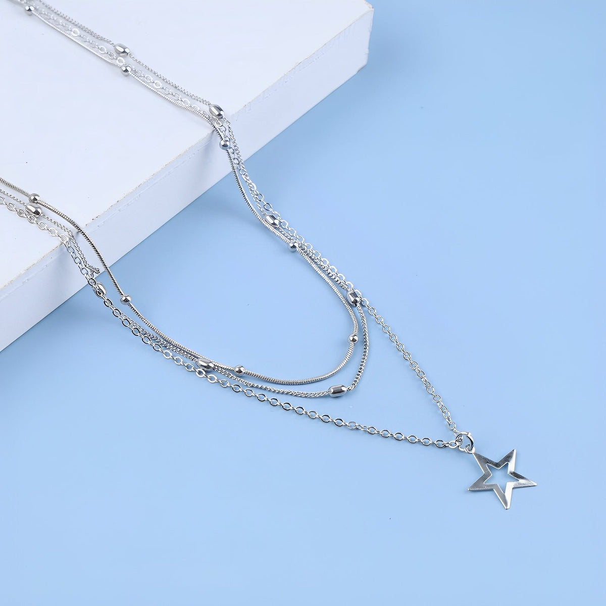 Elly – Collier en Argent Vintage avec Étoile