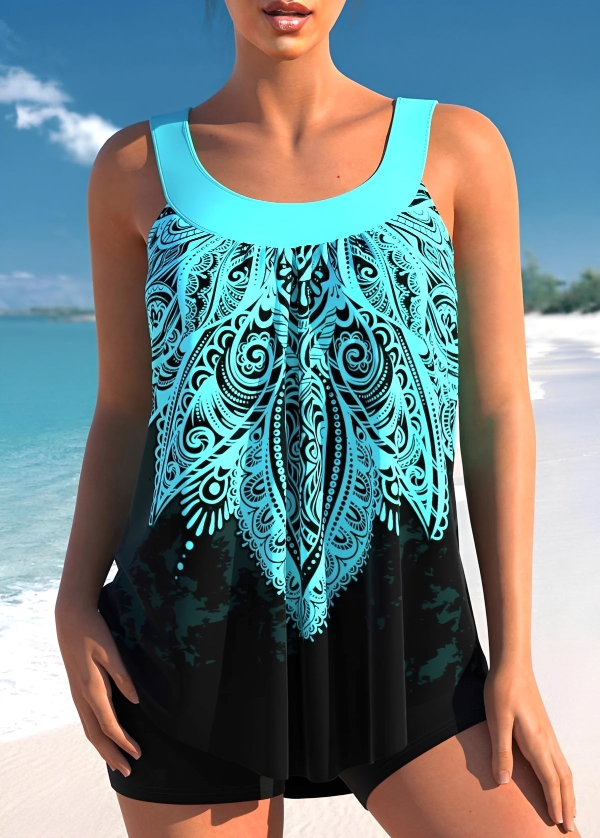 Connie - Maillot de bain chic à motif pour femmes