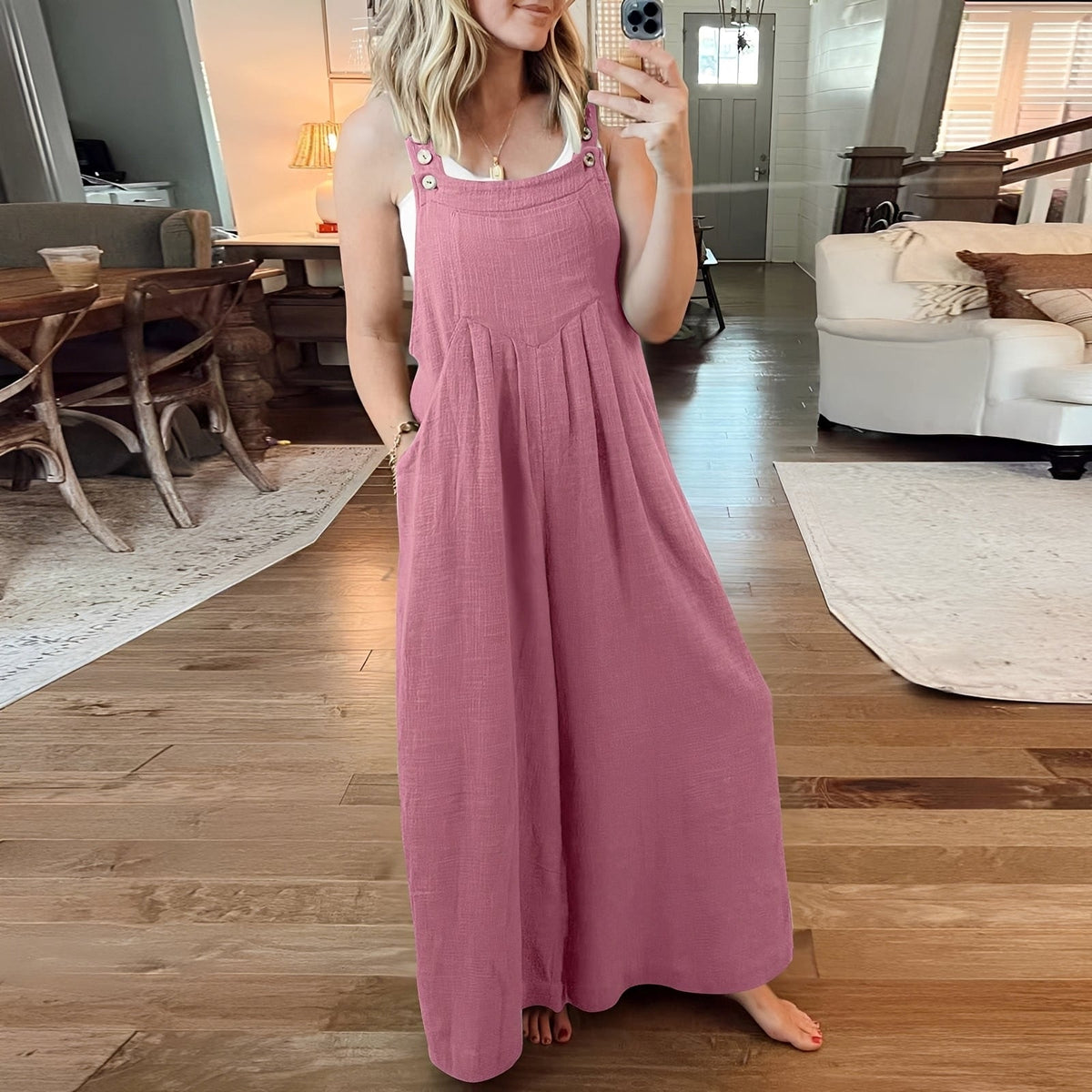 Chloe - Combinaison élégante à jambes larges pour femmes