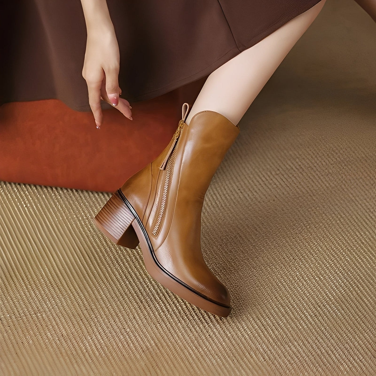 Destini - Bottines en cuir élégantes pour femmes