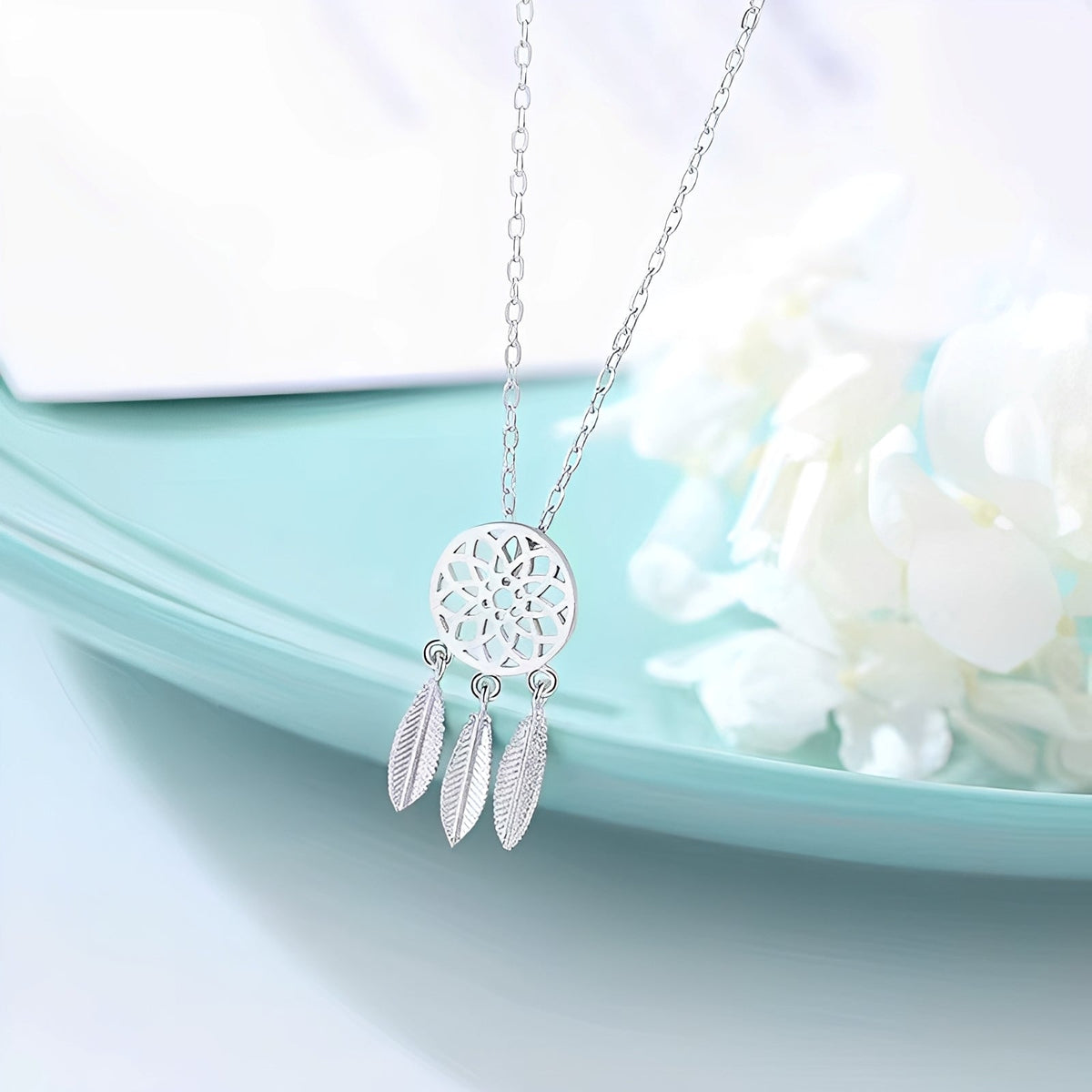 Aiyana – Collier attrape-rêves spirituel