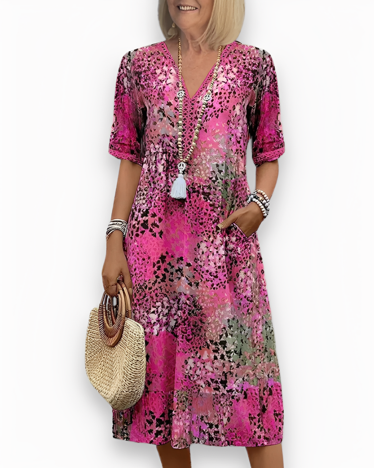 Alfie - Robe midi large pour femmes
