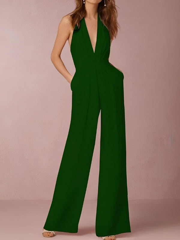Katie - Combinaison femme chic avec jambes larges