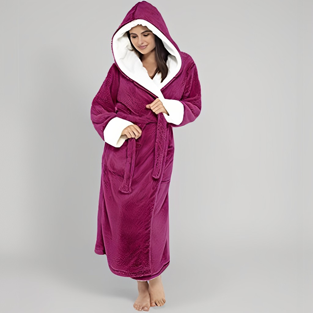 Aleta - Doux, long peignoir pour femmes