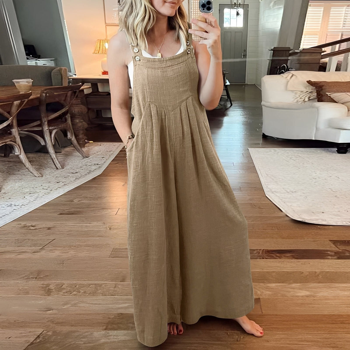 Chloe - Combinaison élégante à jambes larges pour femmes
