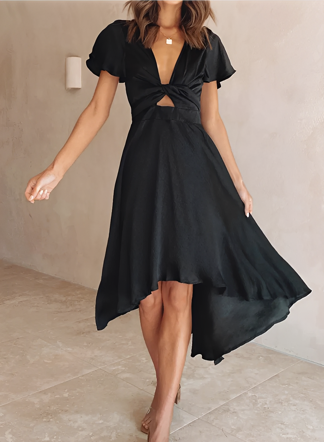 Ellia - Robe élégante et asymétrique pour femmes