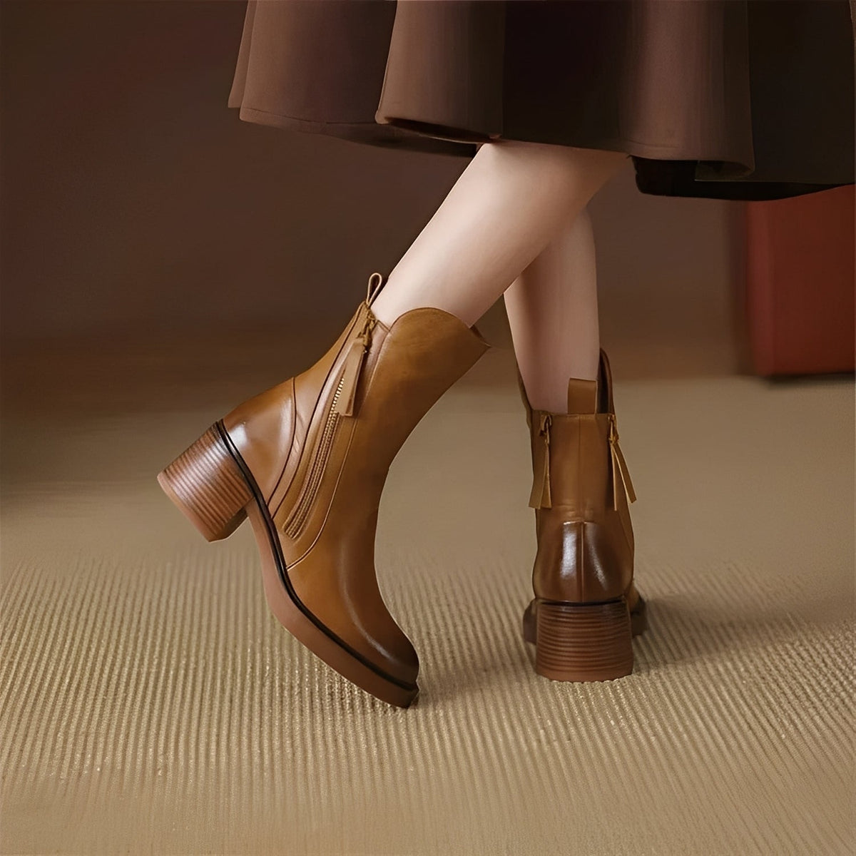 Destini - Bottines en cuir élégantes pour femmes