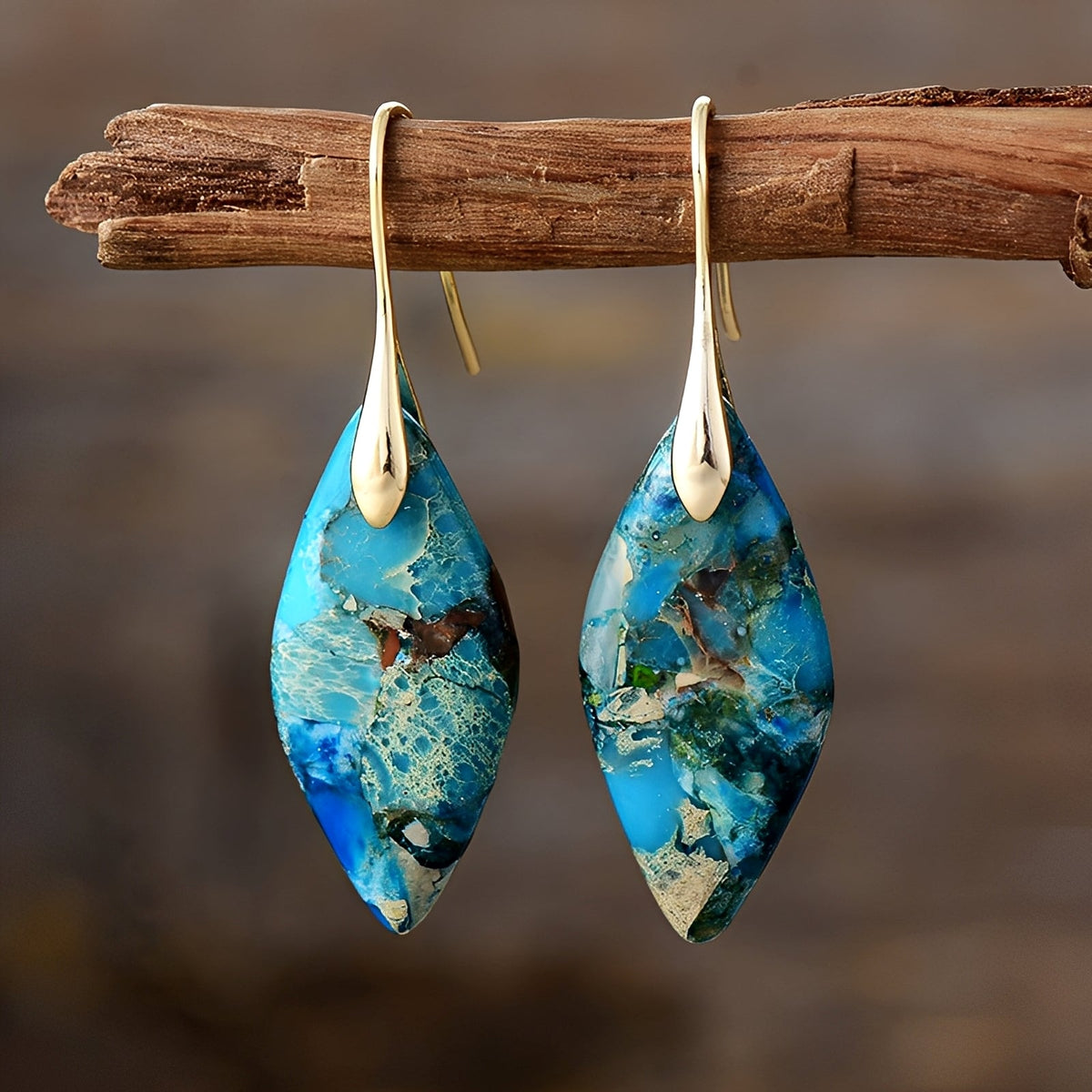 Lucie – Boucles d'oreilles en pierre naturelle